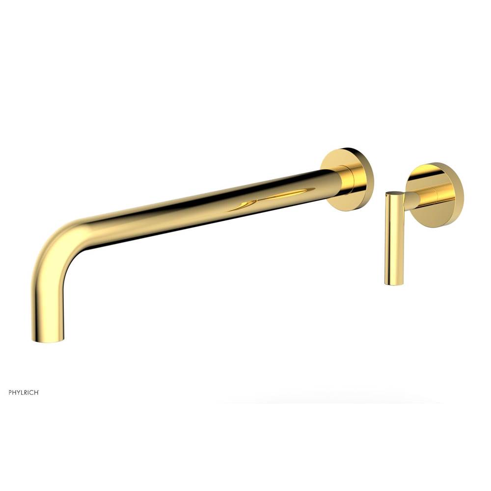 Phylrich - Single Lever Hdl W/L W 14'' Spt Transition - Polished Gold