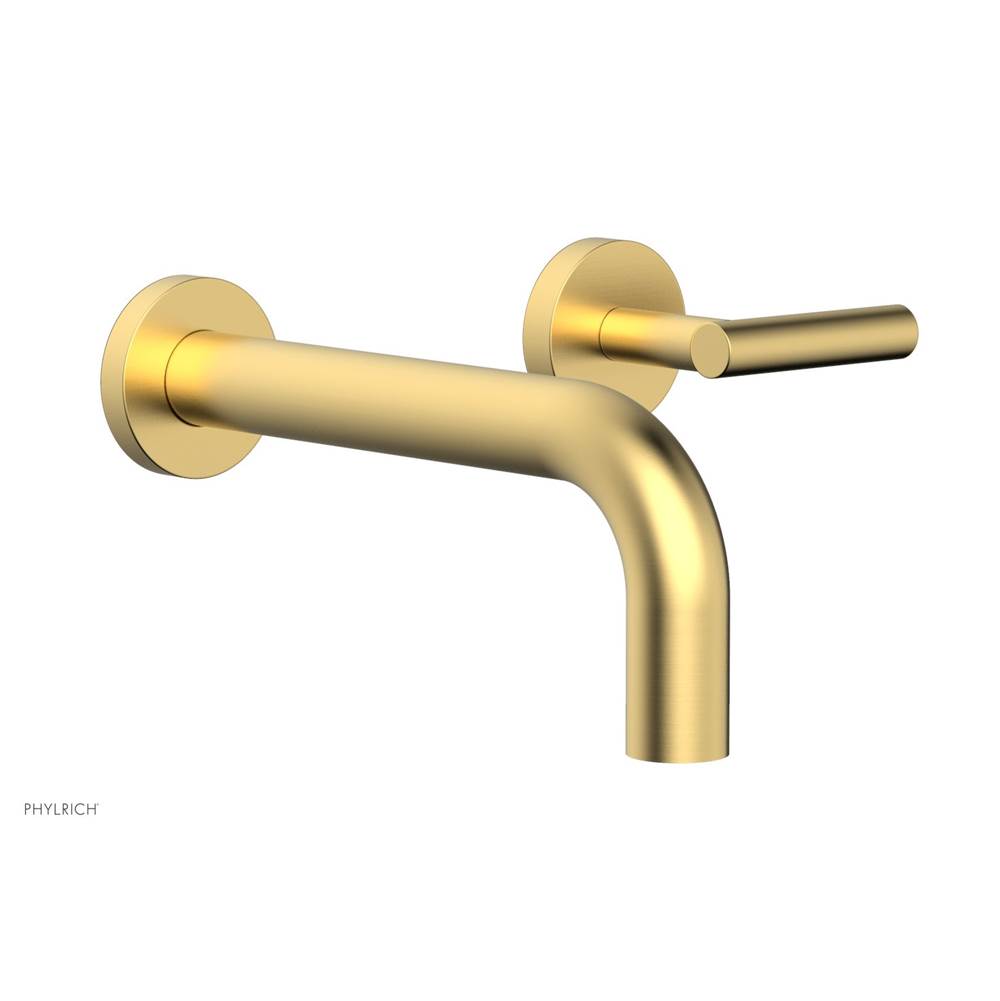 Phylrich - Single Hdl Wall Lav Set Lever Handle - Burnished Gold