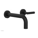 Phylrich - Single Hdl Wall Lav Set Lever Handle - Matte Black