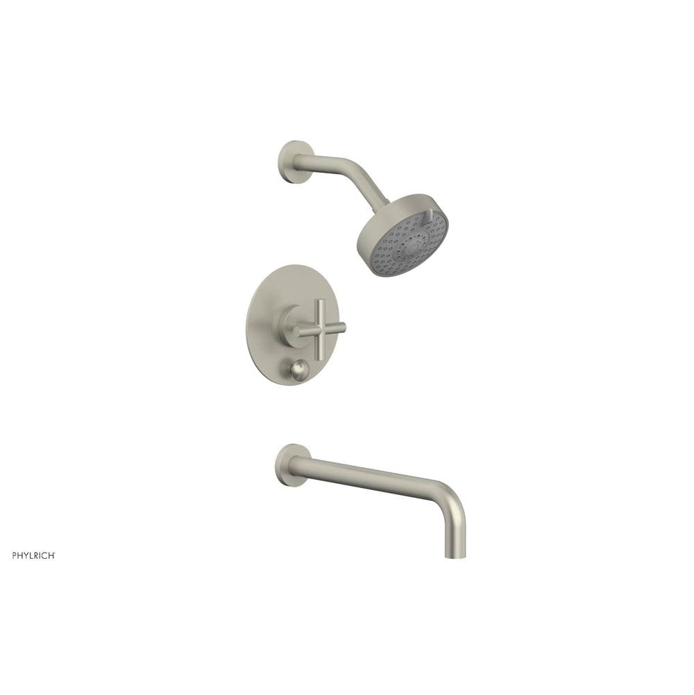 Phylrich - Pb T/S Set 12'' Spt,Crs Hdl - Burnished Nickel