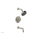 Phylrich - Pb Tub & Shower Set Cross Handle - Matte Black