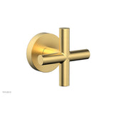 Phylrich - Vol Contrl/Div Trim Cross Handle - Burnished Gold