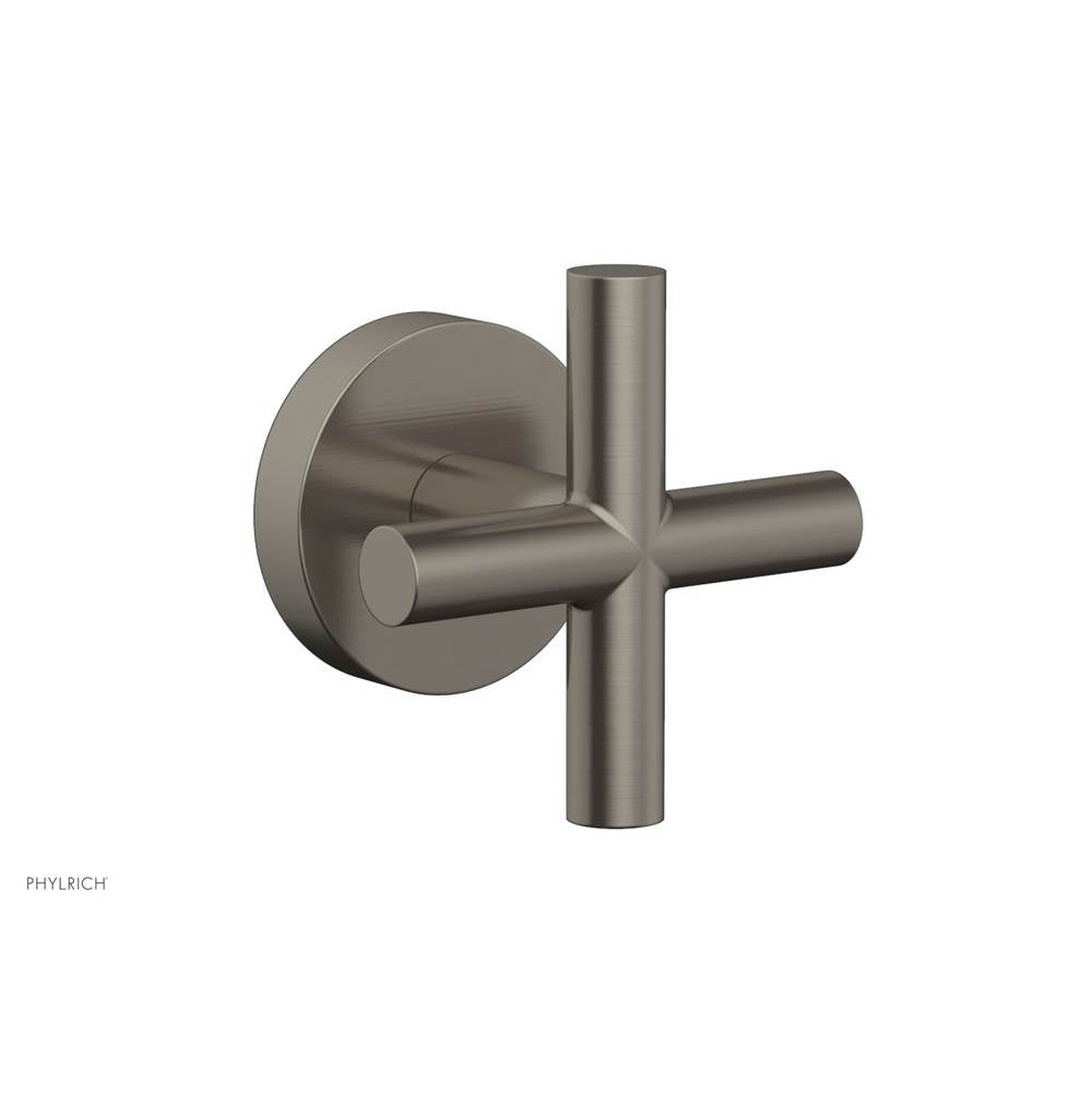 Phylrich - Vol Contrl/Div Trim Cross Handle - Pewter