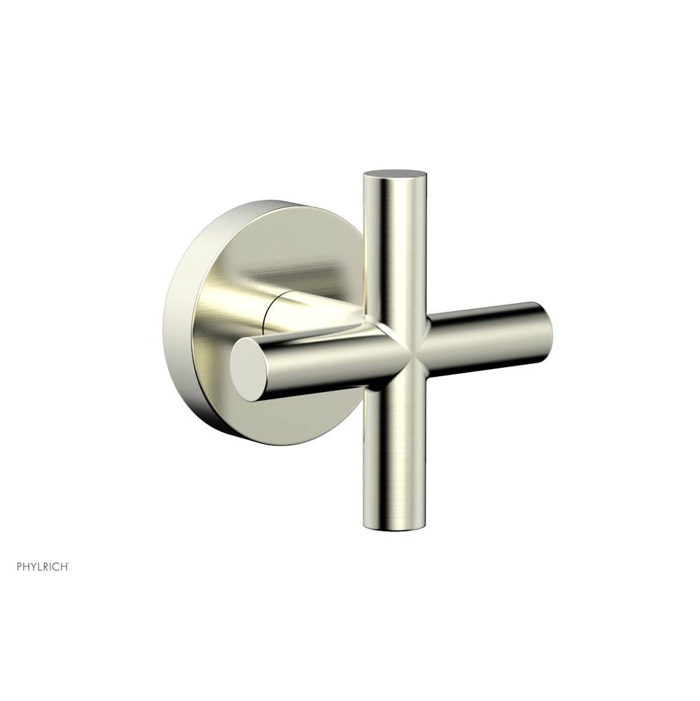 Phylrich - Vol Contrl/Div Trim Cross Handle - Satin Nickel