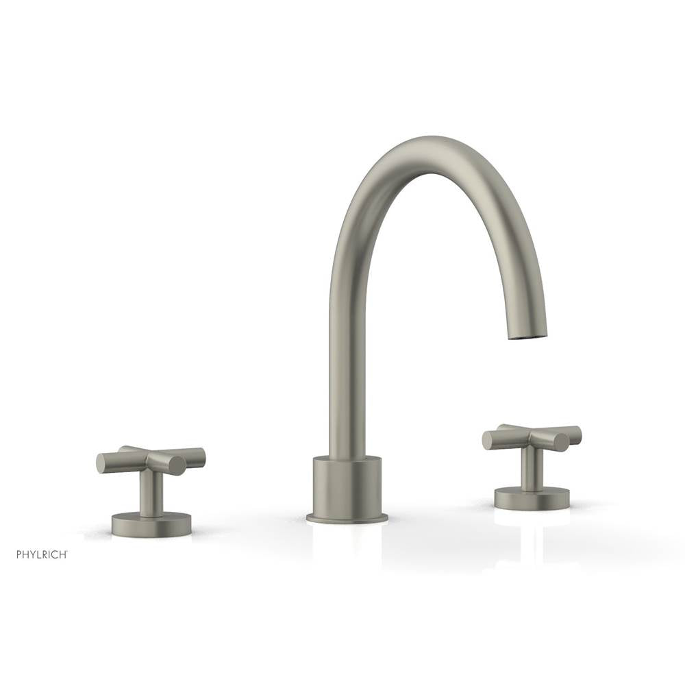 Phylrich - Deck Tub Set Cross Handle - Burnished Nickel