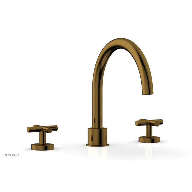 Phylrich - Deck Tub Set Cross Handle - French Brass