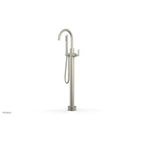 Phylrich - Floor Mounted Tub Filler Lever Hdl W/Handshwr-Tall - Burnished Nickel