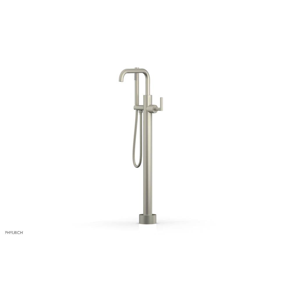 Phylrich - Floor Mounted Tub Filler Lever Hdl W/Handshwr-Tall - Burnished Nickel