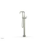Phylrich - Floor Mounted Tub Filler Lever Hdl W/Handshwr-Tall - Burnished Nickel