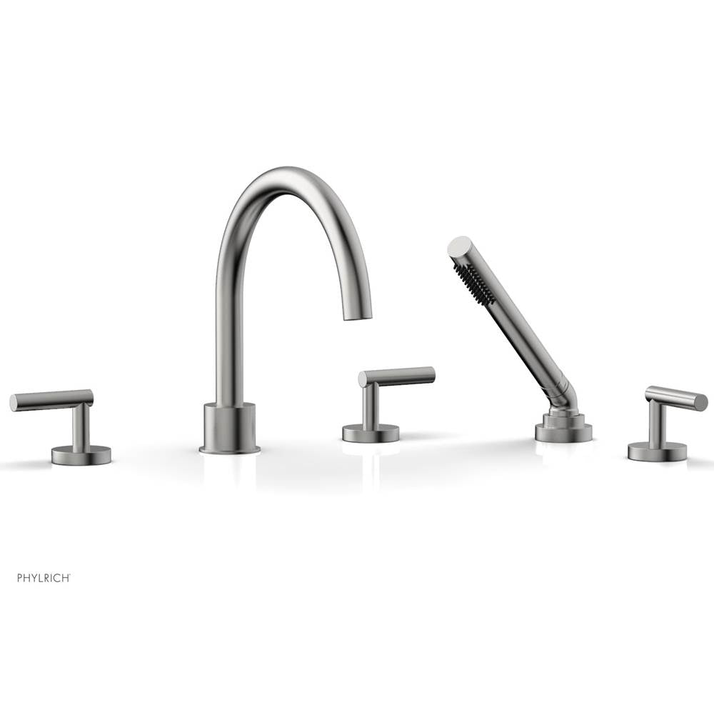 Phylrich - Deck Tub Set W H/Shwr Lever Handle - Satin chrome