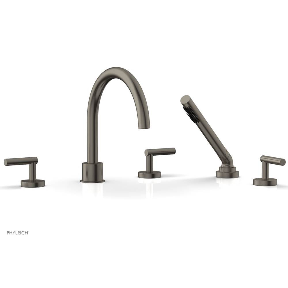 Phylrich - Deck Tub Set W H/Shwr Lever Handle - Pewter