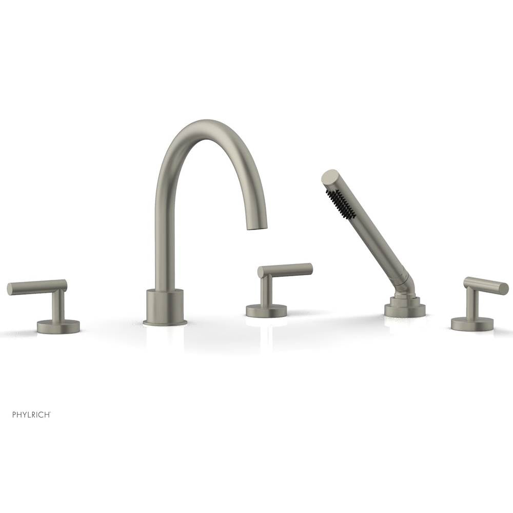 Phylrich - Deck Tub Set W H/Shwr Lever Handle - Burnished Nickel