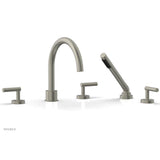 Phylrich - Deck Tub Set W H/Shwr Lever Handle - Burnished Nickel