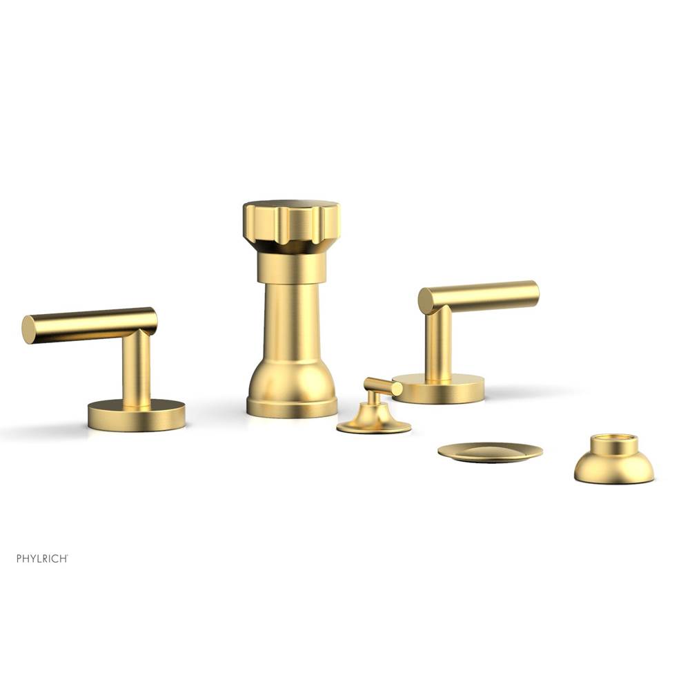 Phylrich - Four Hole Bidet Set Lever Handle - Burnished Gold