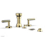 Phylrich - Four Hole Bidet Set Lever Handle - Polished Brass Uncoated
