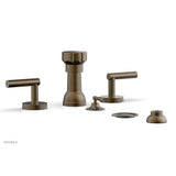 Phylrich - TRANSITION - Four Hole Bidet Set 120-61 - Old English Brass