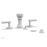 Phylrich - Four Hole Bidet Set Lever Handle - Satin White