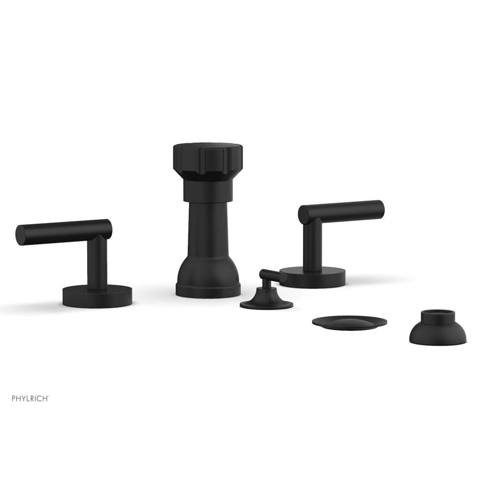 Phylrich - Four Hole Bidet Set Lever Handle - Matte Black