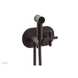 Phylrich - Wall Mounted Bidet Cross Handle - Weathered Copper