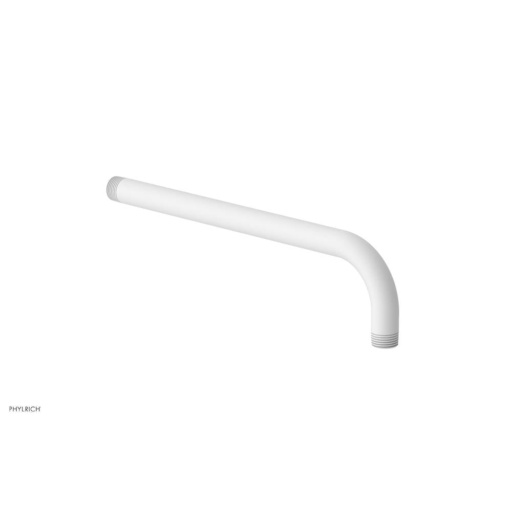 Phylrich - Satin White 12'' 90 Degree Wall Shower Arm - Satin White