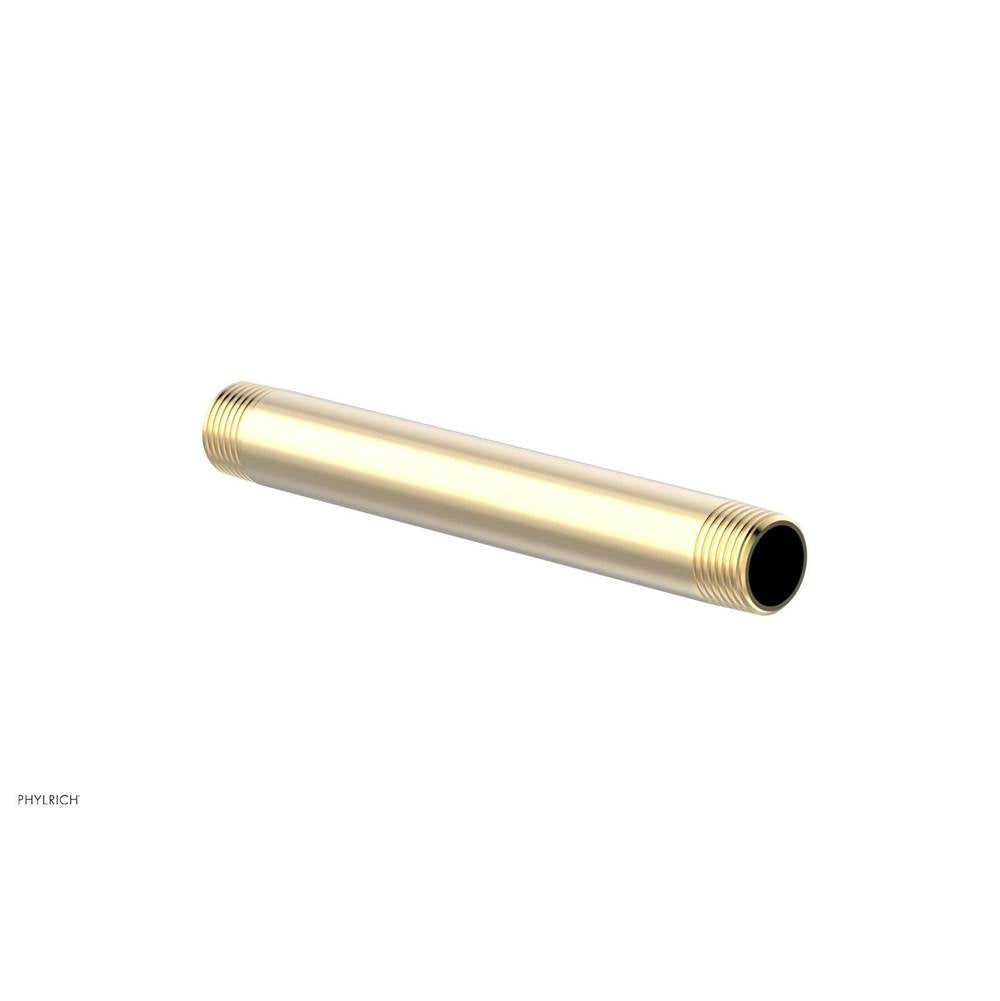 Phylrich - Satin Brass 6'' Straight Shower Arm
