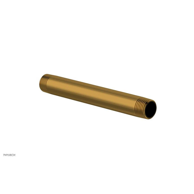 Phylrich - French Brass (Living Finish) 6'' Straight Shower Arm