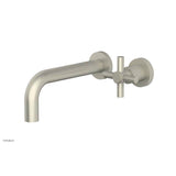 Phylrich - Basic Single Handle Wall Lavatory Set - Cross Handle - Burnished Nickel