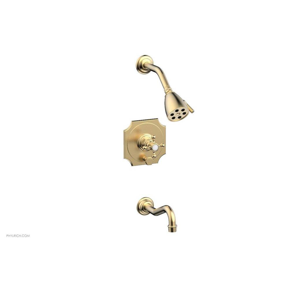 Phylrich - Pb Tub & Shower Trim - Satin Brass