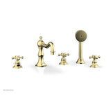 Phylrich - Deck Tub Set W/ Hs - Polished Brass Uncoated