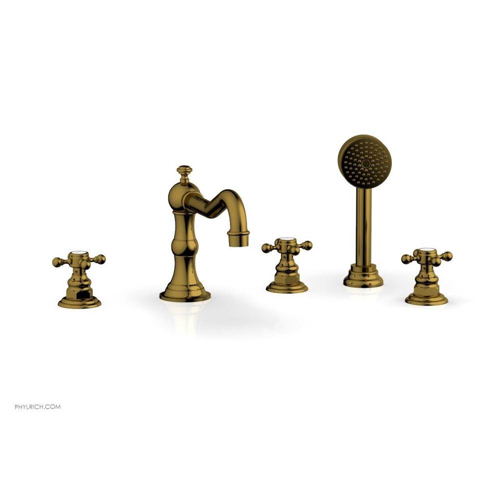 Phylrich - Deck Tub Set W/ Hs - French Brass