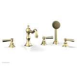 Phylrich - Deck Tub Set W/ Hs - Polished Brass Uncoated