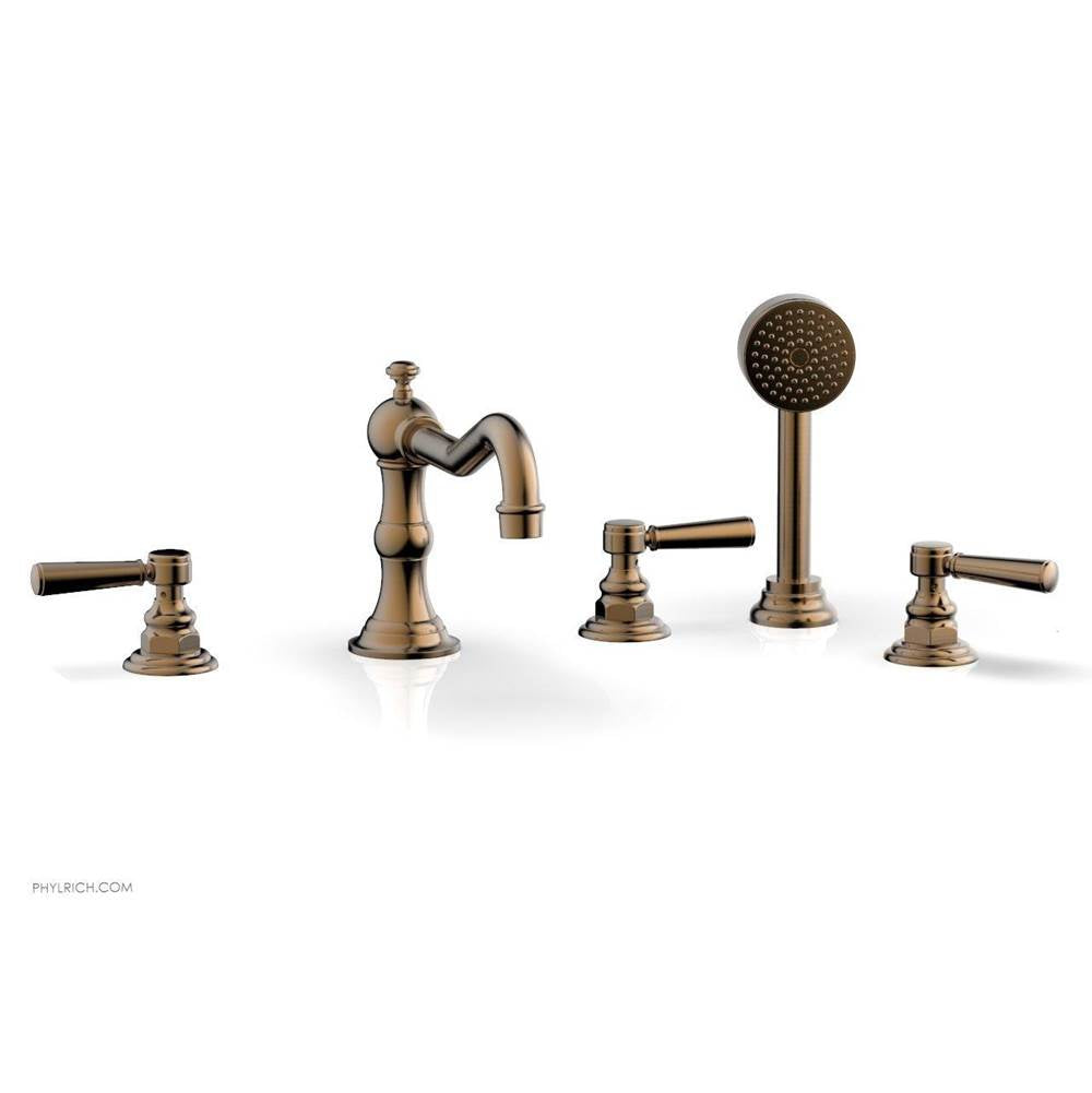 Phylrich - Deck Tub Set W/ Hs - Old English Brass