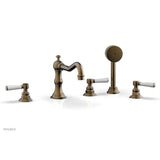 Phylrich - Deck Tub Set W/ Hs - Antique Brass