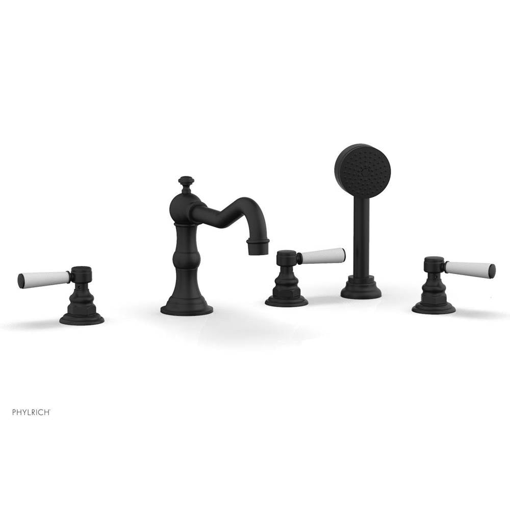 Phylrich - Deck Tub Set W/ Hs - Matte Black