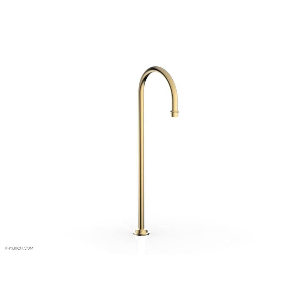 Phylrich - Floor Mount Spout - Satin Brass