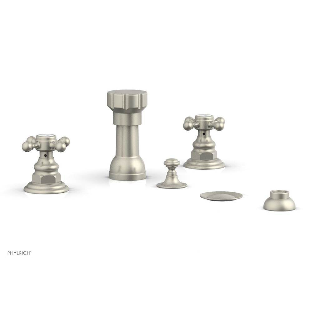 Phylrich - Four Hole Bidet Set - Burnished Nickel