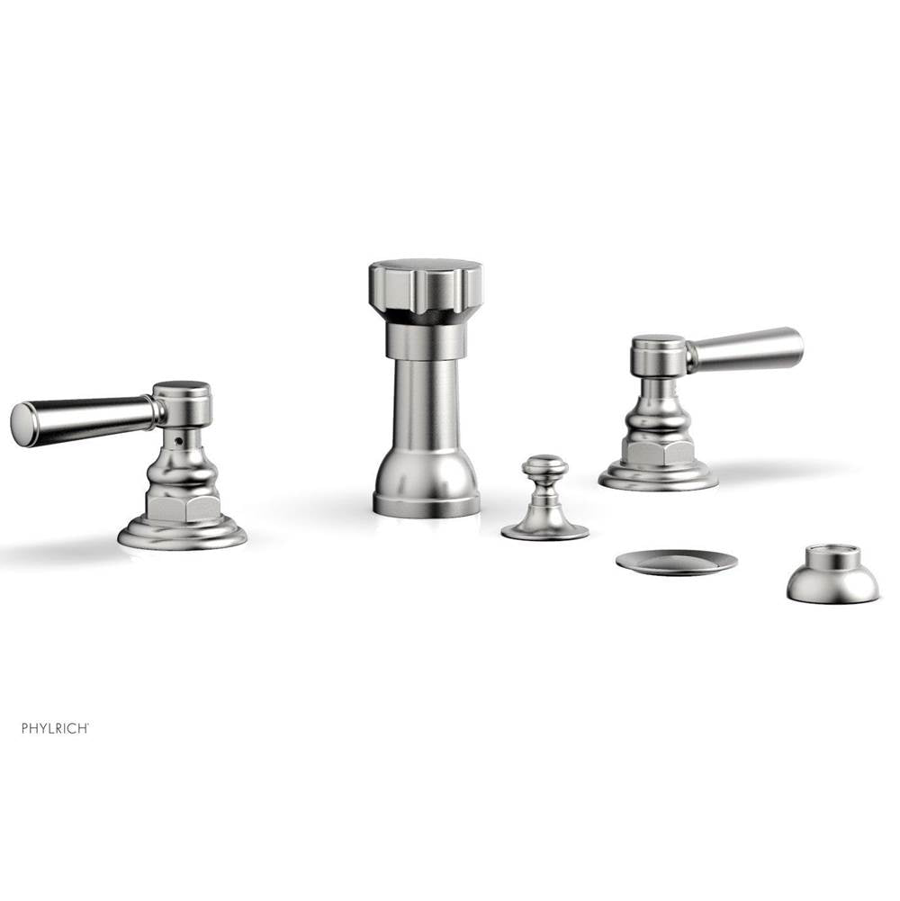 Phylrich - Four Hole Bidet Set - Satin chrome