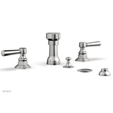 Phylrich - Four Hole Bidet Set - Satin chrome