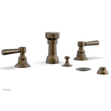 Phylrich - Four Hole Bidet Set - Old English Brass