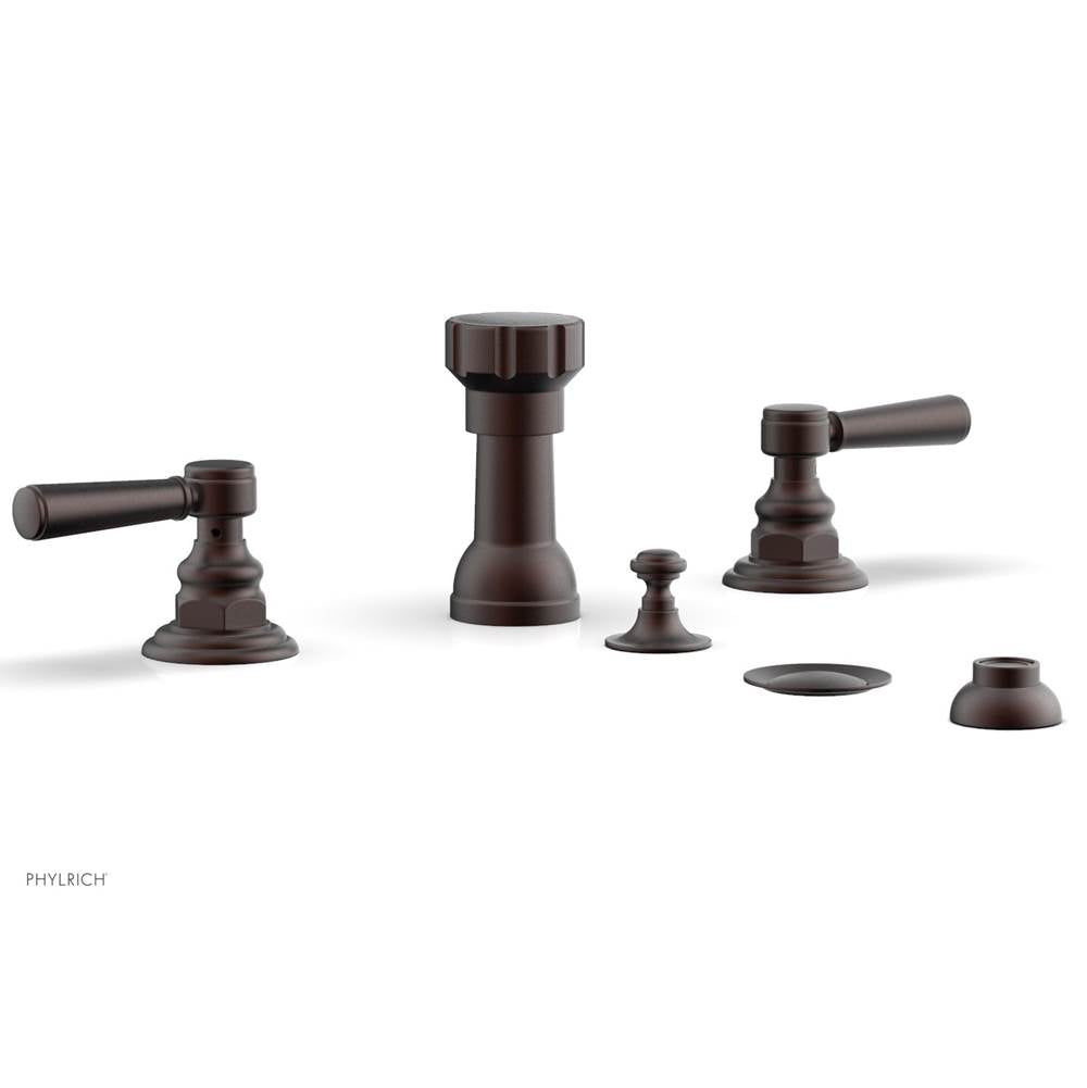 Phylrich - Four Hole Bidet Set - Weathered Copper