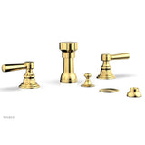 Phylrich - Four Hole Bidet Set - Satin Gold