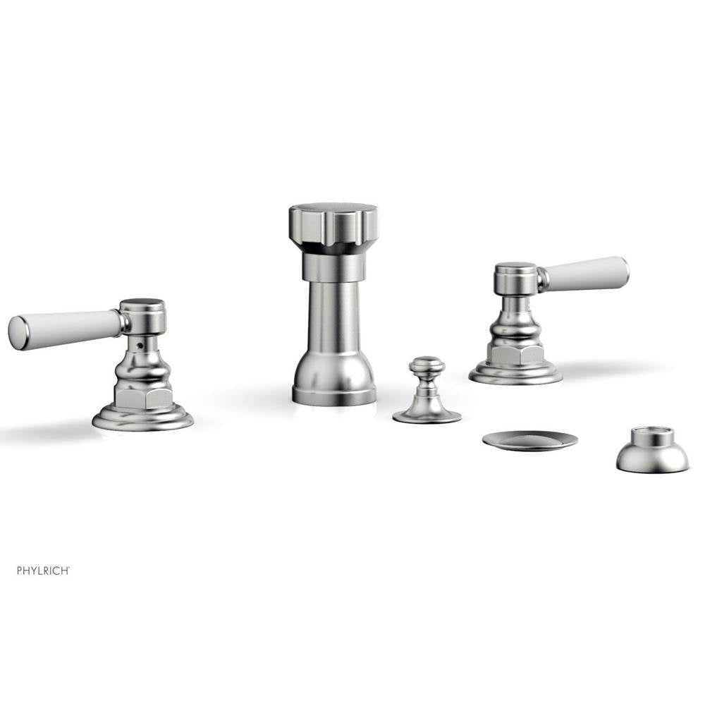 Phylrich - Four Hole Bidet Set - Satin chrome