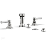Phylrich - Four Hole Bidet Set - Satin chrome