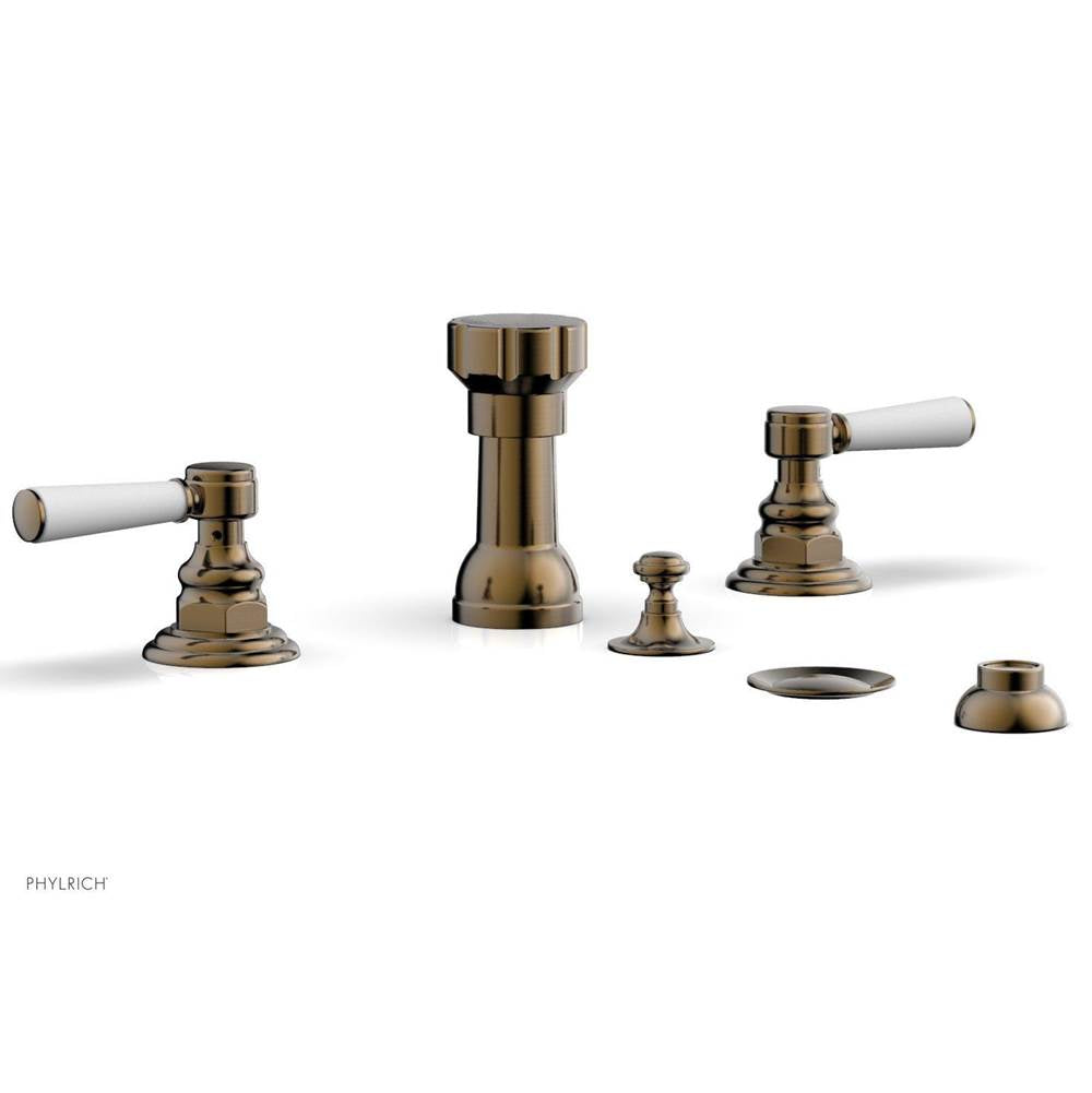 Phylrich - Four Hole Bidet Set - Antique Brass