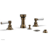 Phylrich - Four Hole Bidet Set - Antique Brass