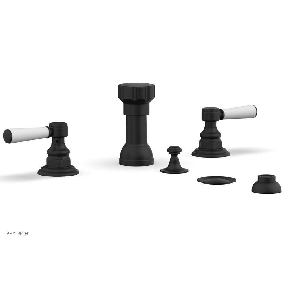 Phylrich - Four Hole Bidet Set - Matte Black
