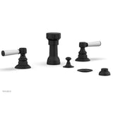 Phylrich - Four Hole Bidet Set - Matte Black