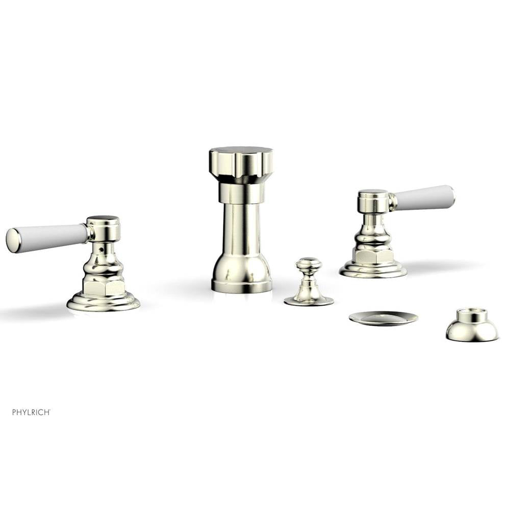 Phylrich - Four Hole Bidet Set - Satin Nickel