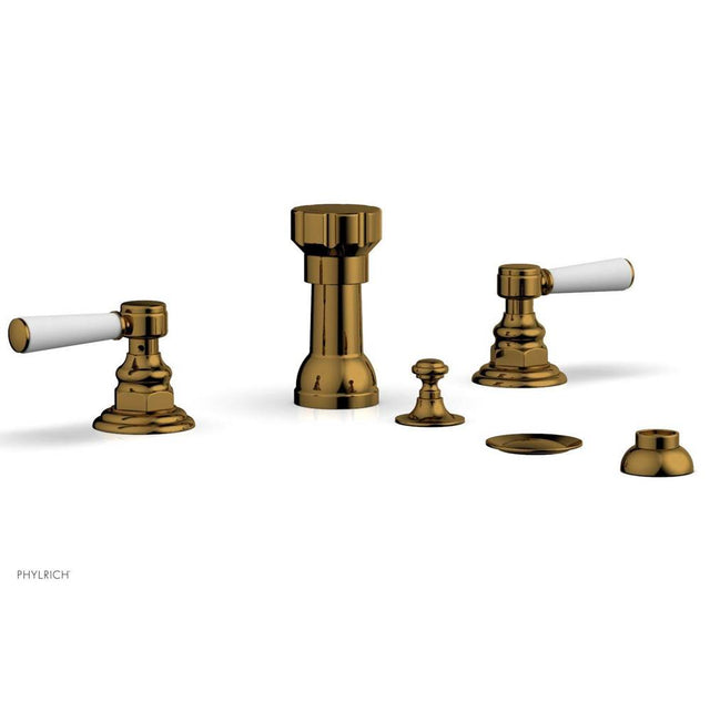 Phylrich - Four Hole Bidet Set - French Brass