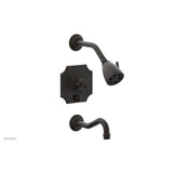 Phylrich - MARVELLE Pressure Balance Tub and Shower Set - Cross Handle 162-26 - Oil Rubbed Bronze